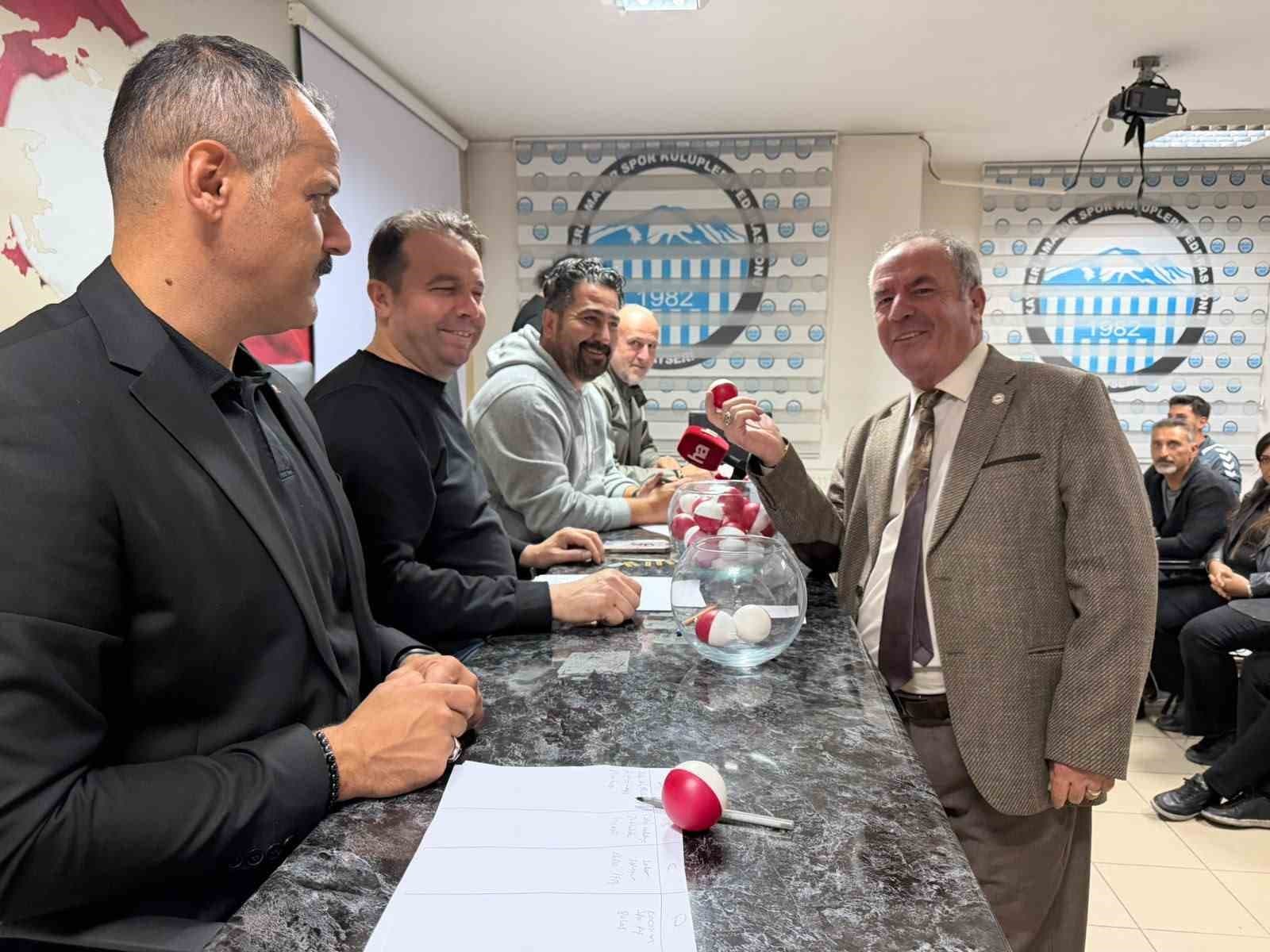 Kayseri U14 Ligi fikstür çekimi yapıldı