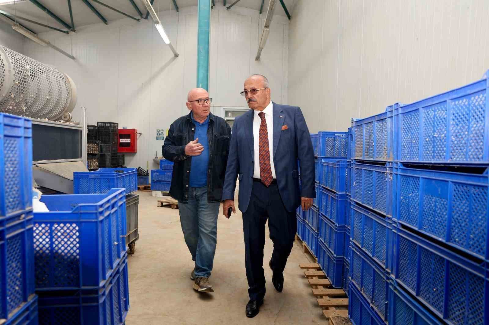 Başkan Arslan, Taşköprü OSB’deki fabrikaları ziyaret etti