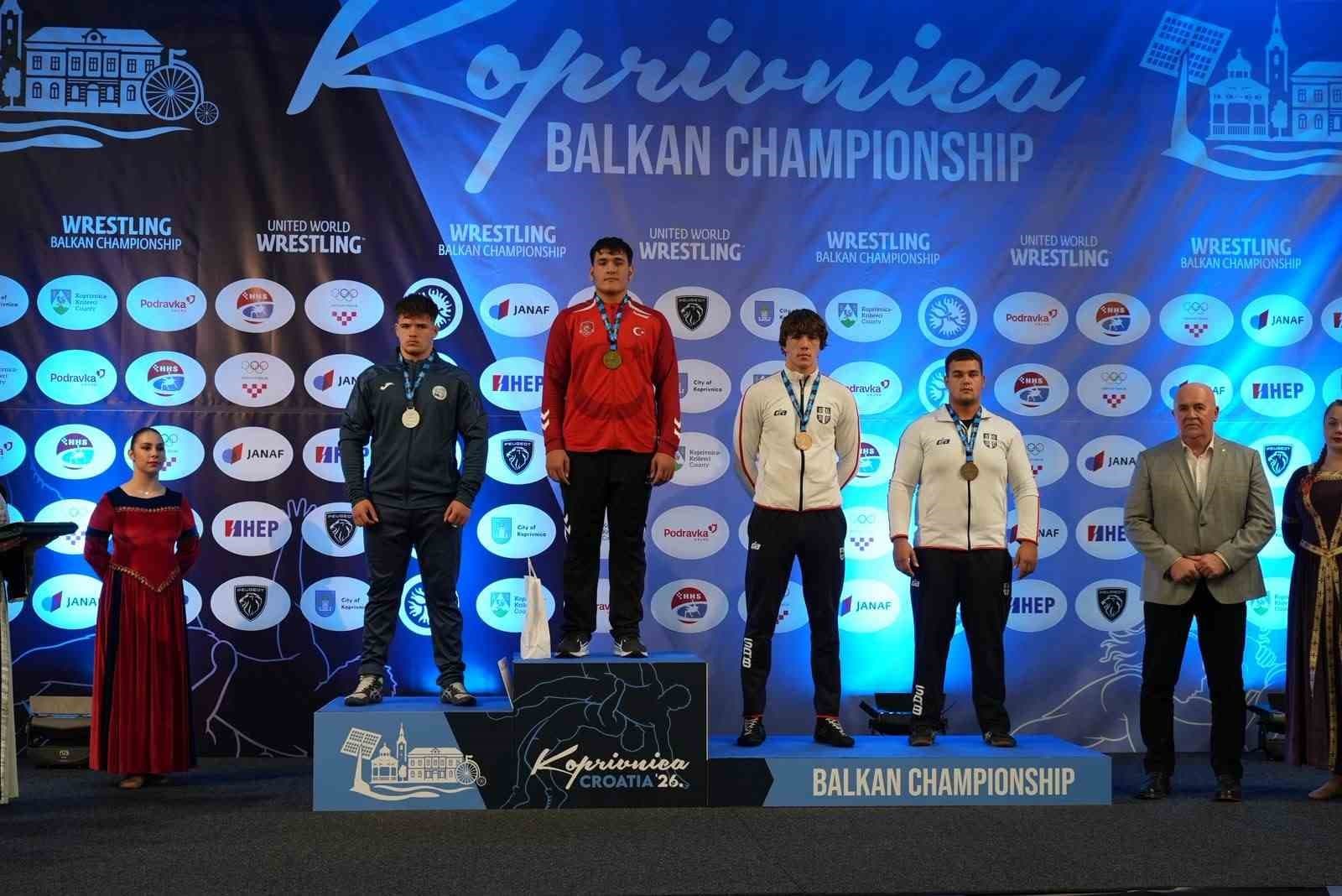 Manisalı güreşçi Balkan Şampiyonu oldu