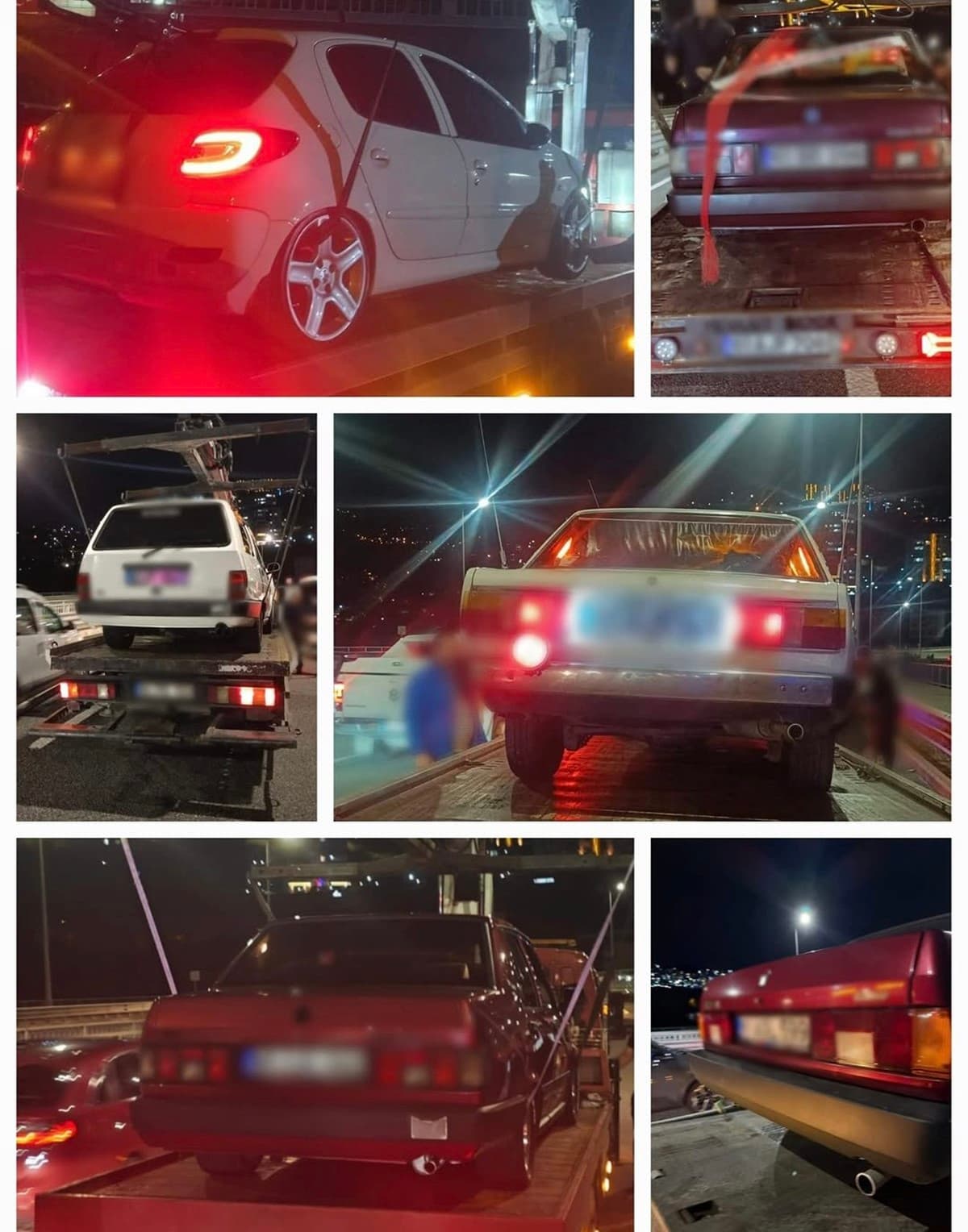 Trafiği tehlikeye düşürdüler, 100 bin liranın üzerinde cezaya çarptırıldılar