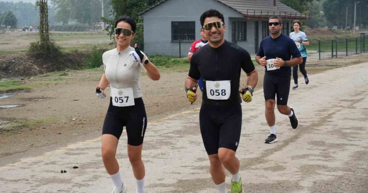 Düzce 2. Efteni Duatlonu gerçekleştirildi