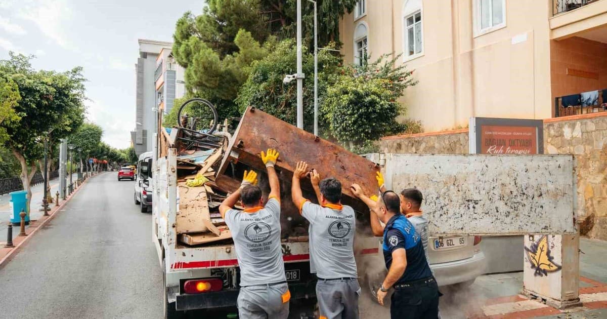Alanya’nın turizm vitrini için temizlik seferberliği
