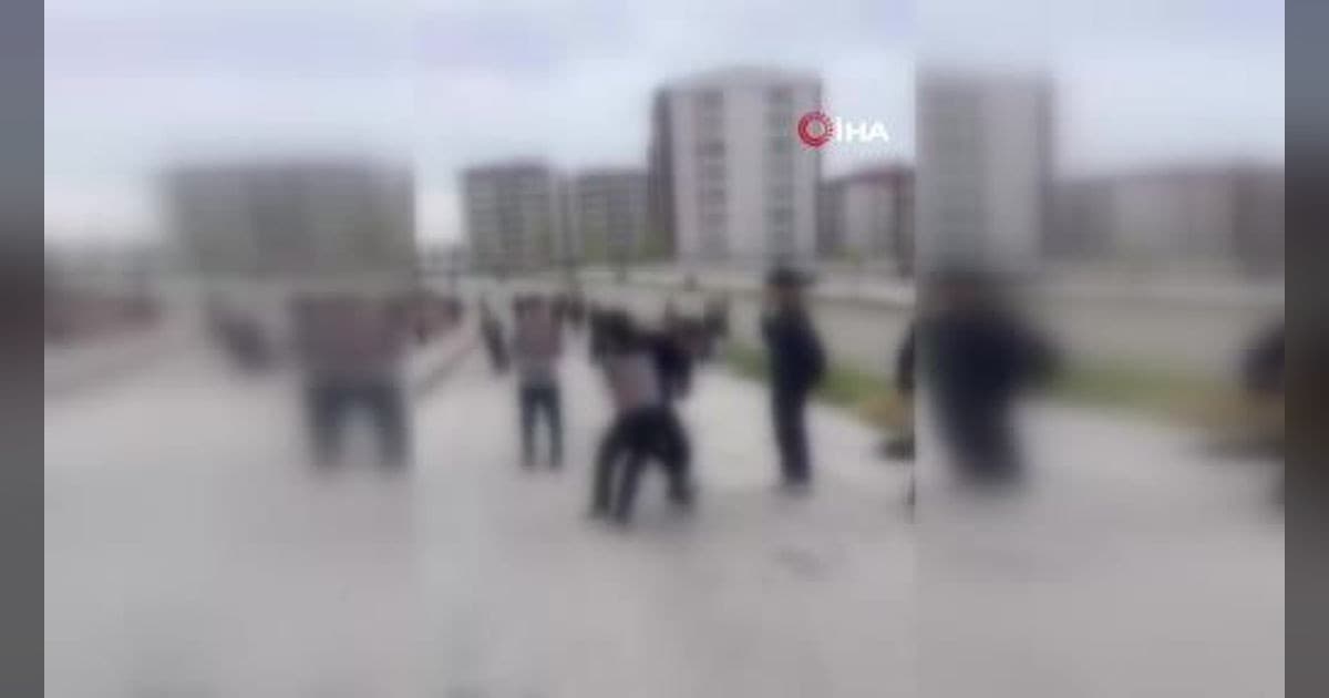 Saraycık’ta lise öğrencileri arasında kavga çıktı