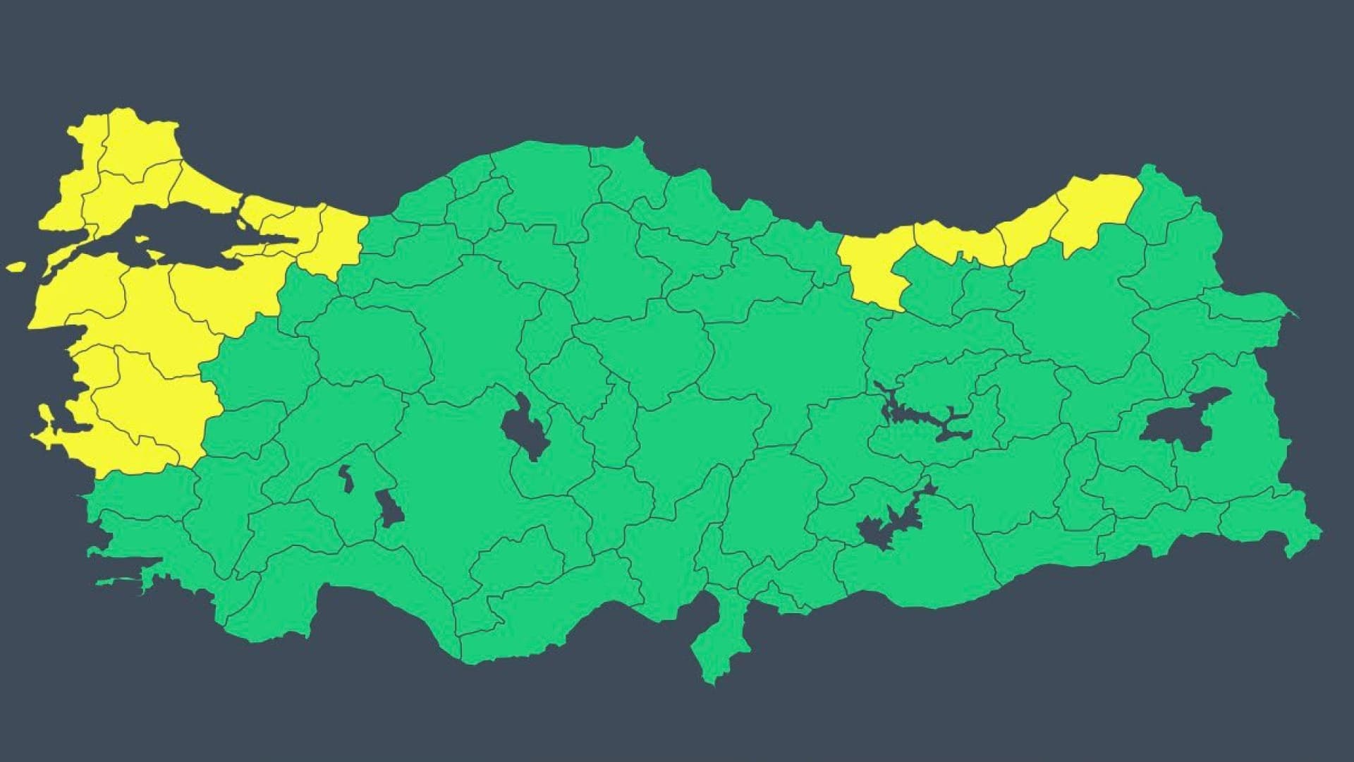 Birçok kente sağanak uyarısı!