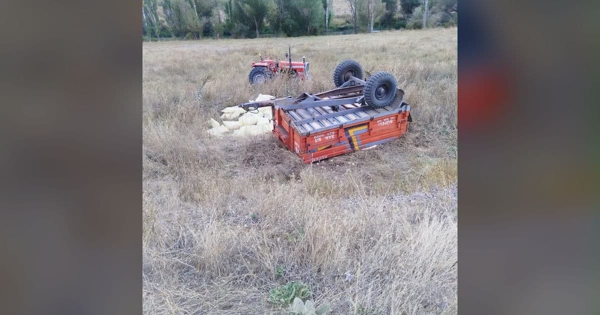 Tomarza’da traktör kazası: 1 ölü