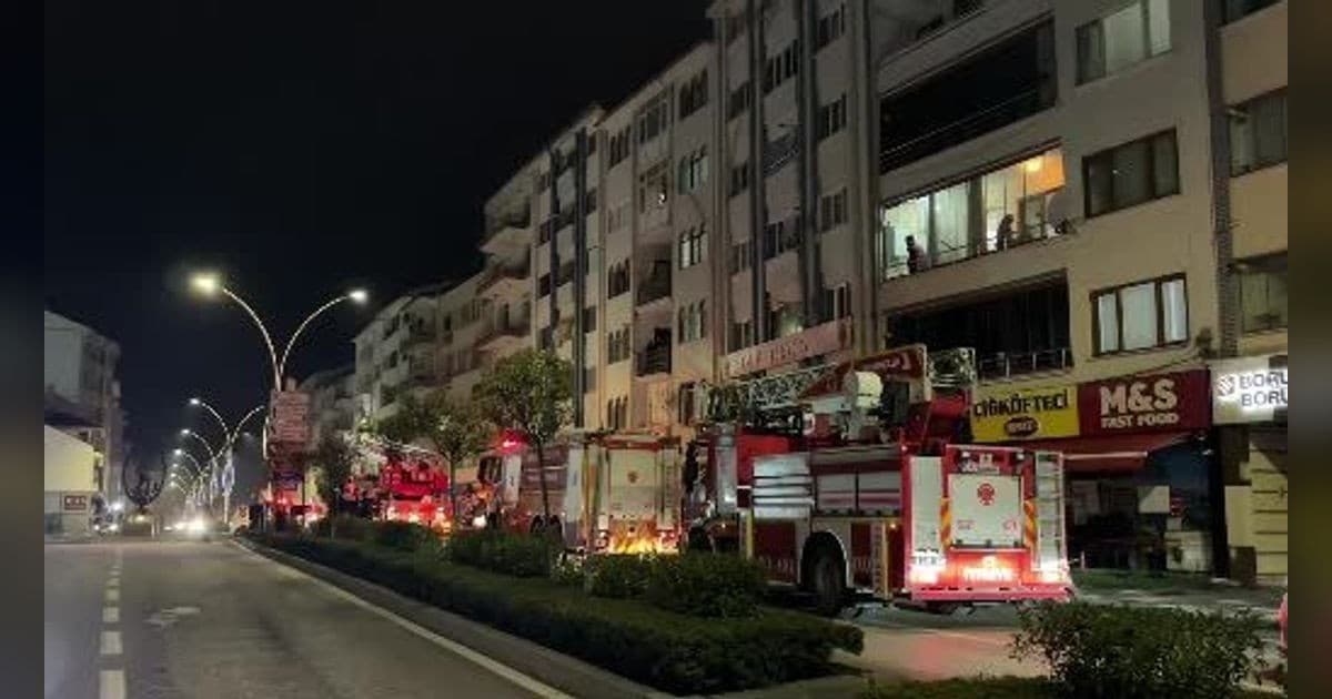 ‘Çatı yangını’ ihbarı ekipleri harekete geçirdi