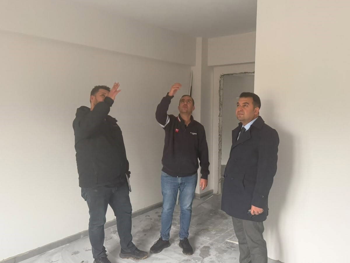 Bilecik'te Şeyh Edebali Özel Bakım Merkezi İnşaatında İnceleme Yapıldı