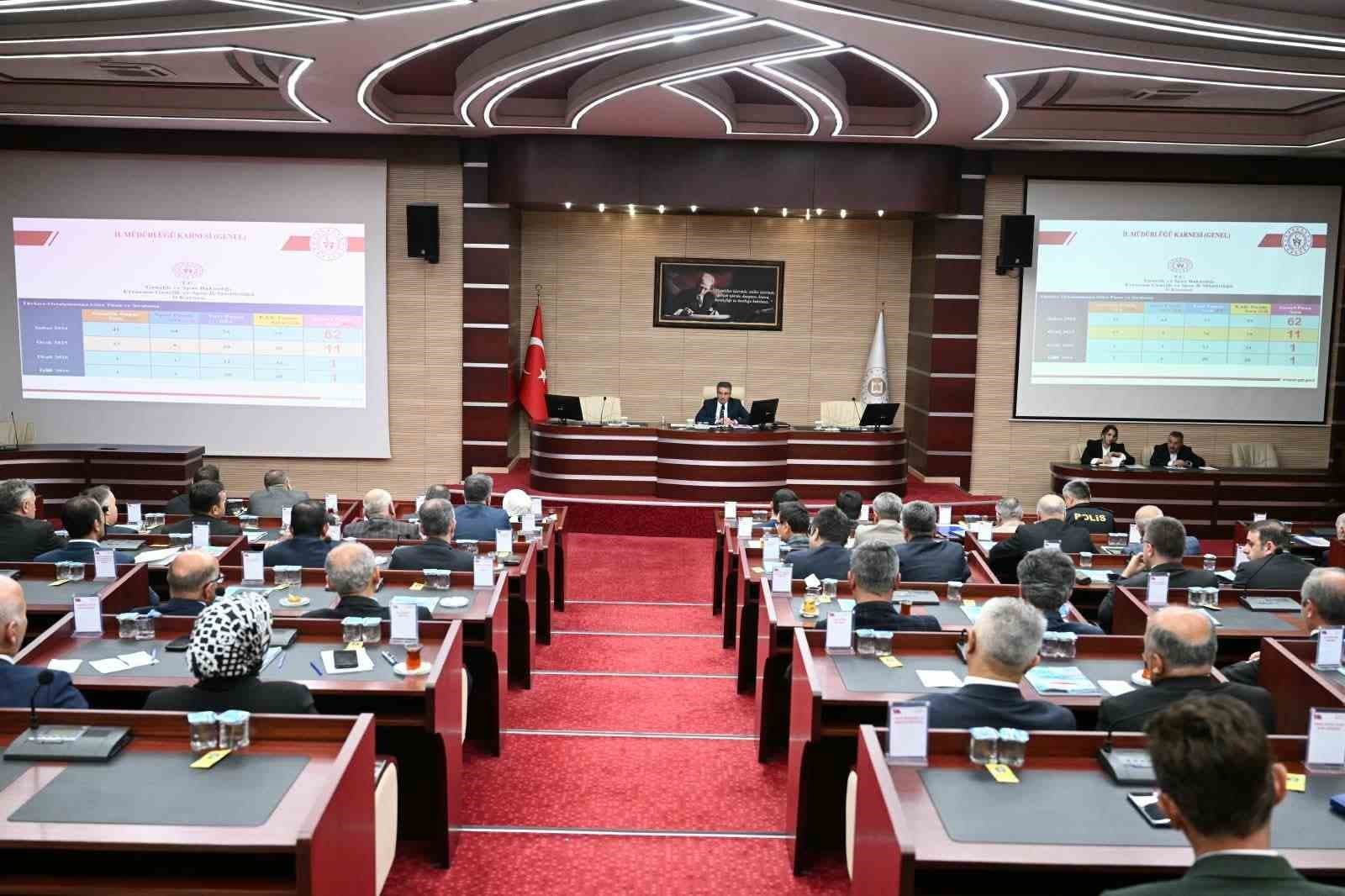 Erzurum'da Kamu Hizmetlerinde Koordinasyon ve Verimlilik Vurgusu