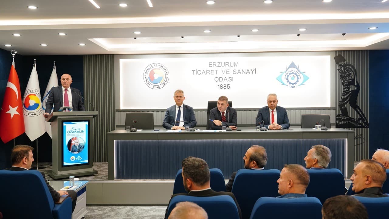 ETSO Eylül Ayı Meclis Toplantısını Gerçekleştirdi: Erzurum 2. OSB'ye 650 Dönümlük Yeni Alan