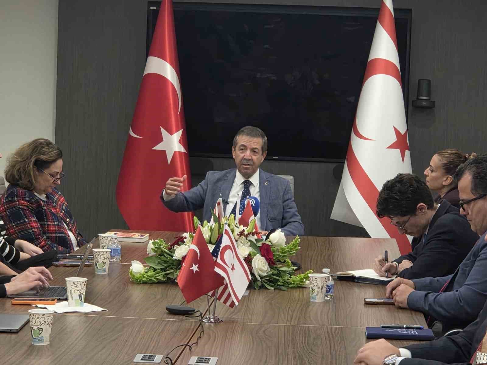 KKTC Dışişleri Bakanı Ertuğruloğlu: "Rumlarla yeni bir ortaklık kurma diye bir seçenek yok"