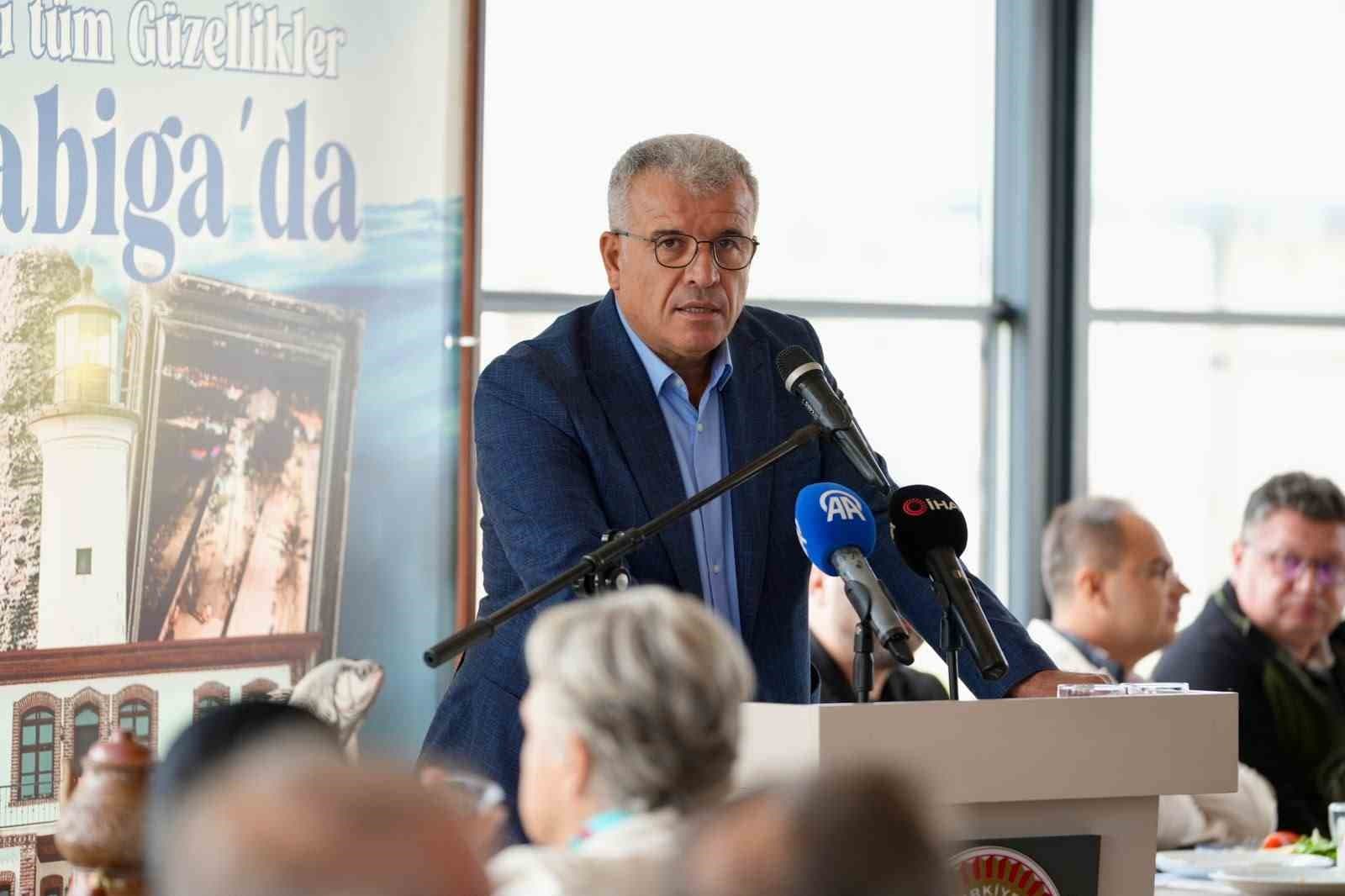 Başkan Elbi Karabiga'da 7 Yılda Hayata Geçirilen Dev Projeleri Anlattı