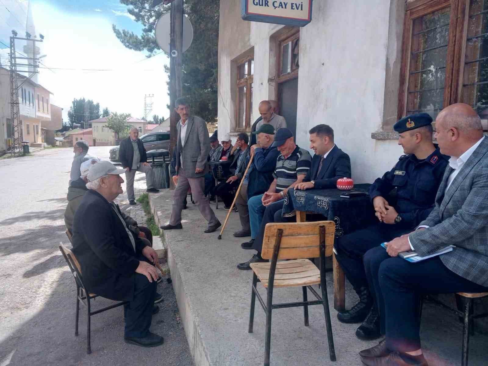 Kaymakam Yıldırım Köy Ziyaretlerinde Vatandaşların Taleplerini Dinledi