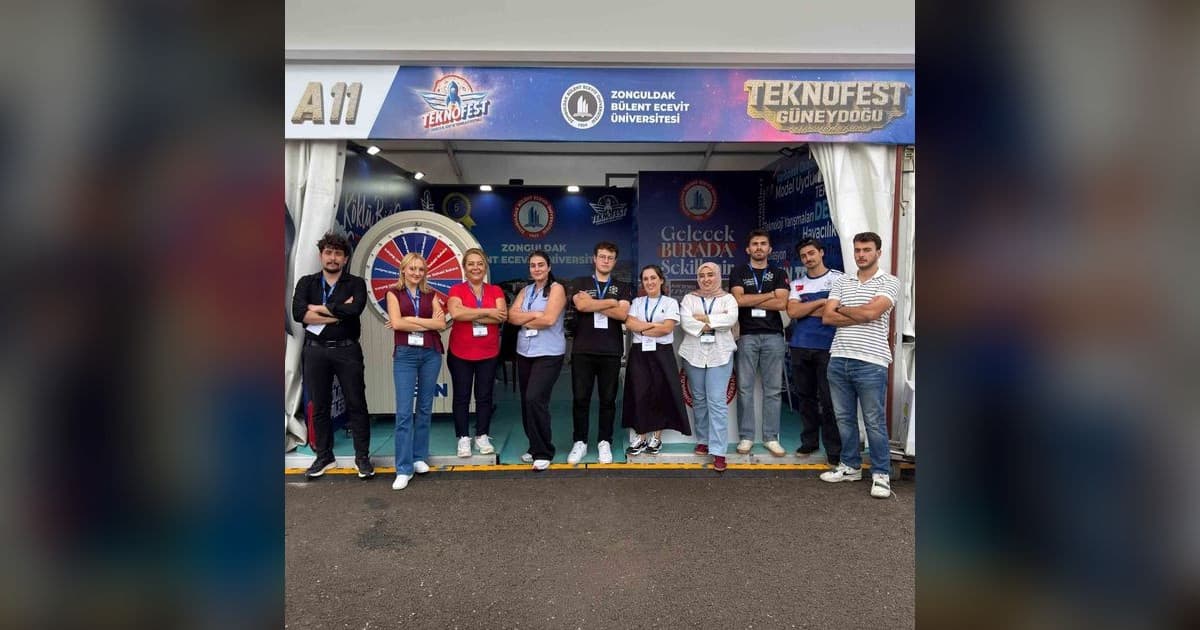 Bülent Ecevit Üniversitesi TEKNOFEST Güneydoğu'da Çalışmalarını Sergiledi