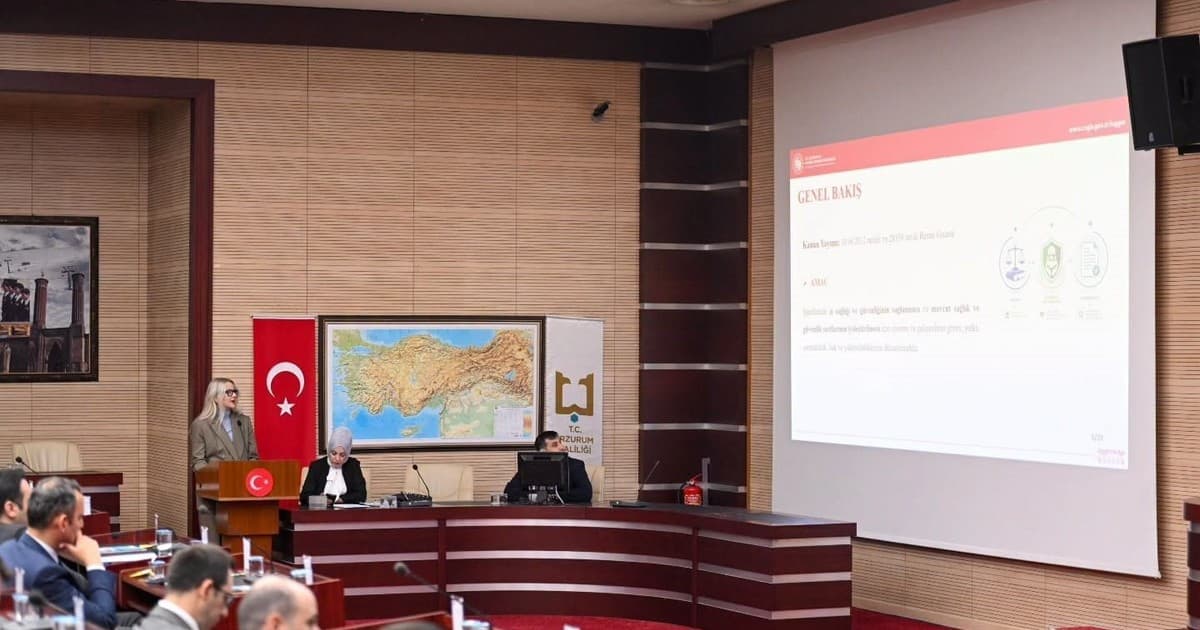 Erzurum'da Kamuda İş Sağlığı ve Güvenliği Değerlendirildi