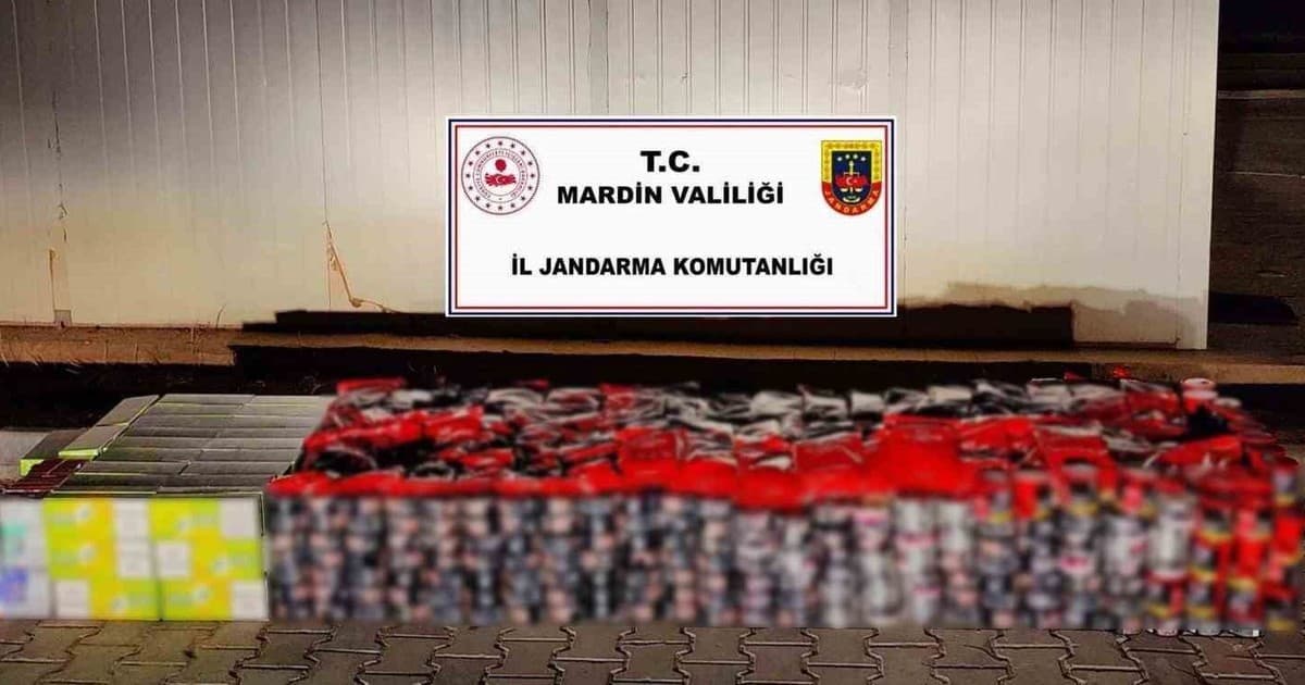 Mardin'de Dev Kaçakçılık Operasyonu: 5 Million Liralık Tütün ve Sigara Ele Geçirildi