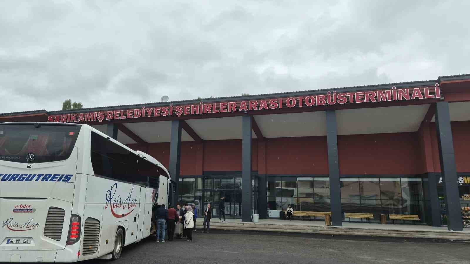 Sarıkamış Yeni Şehirlerarası Otobüs Terminaline Kavuştu