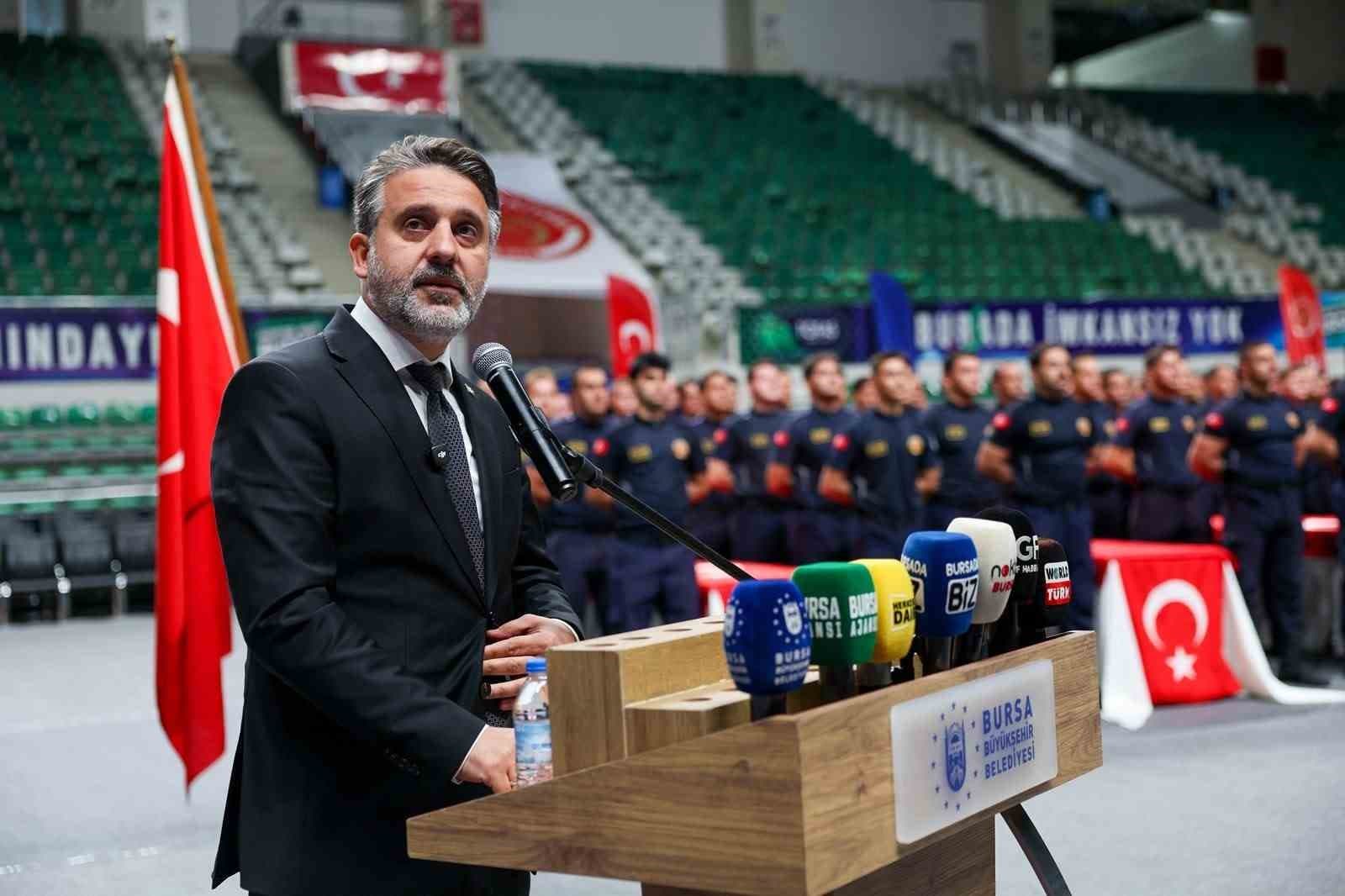 Bursa İtfaiye Teşkilatı 150 Yeni Personelle Gücüne Güç Kattı