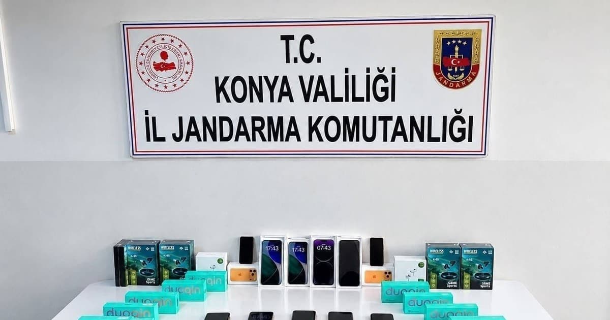 Konya'da dev kaçakçılık operasyonu: 915 bin liralık gümrük kaçağı malzeme yakalandı
