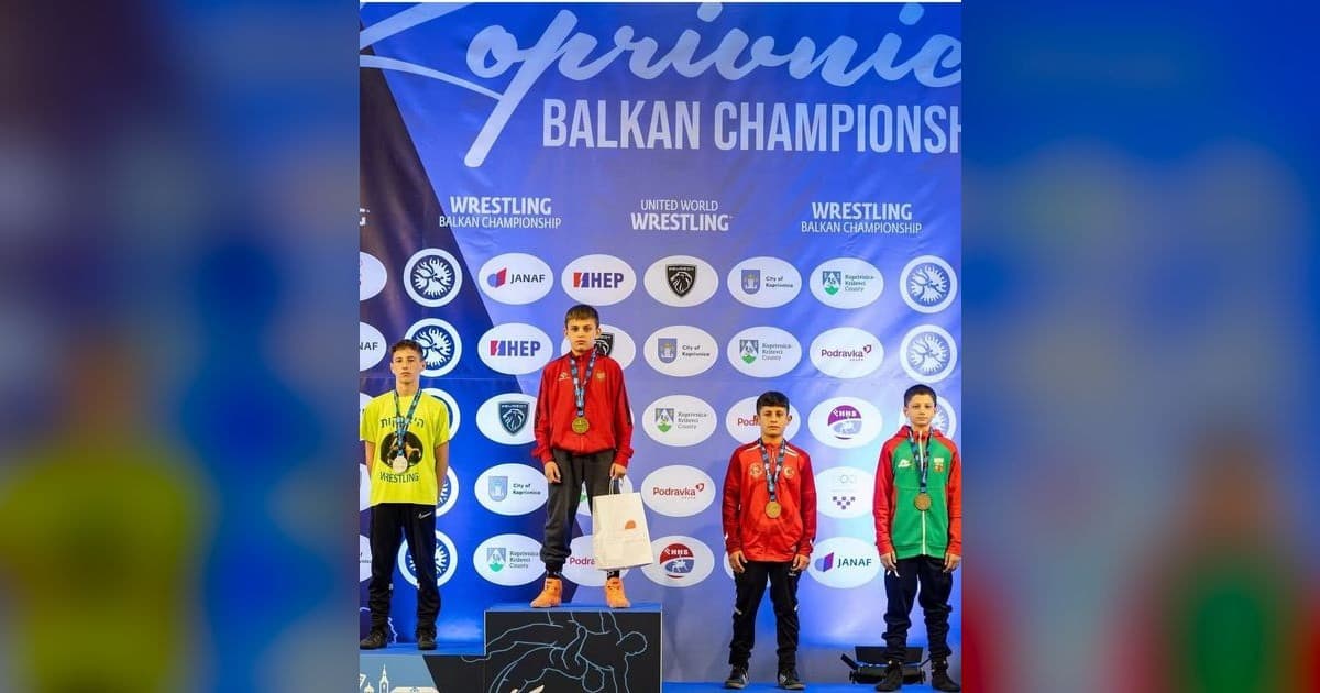 Genç Güreşçi Anzor Yasin Balkan Şampiyonası'nda Bronz Madalya Elde Etti