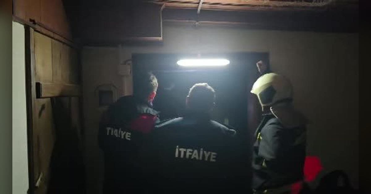Safranbolu'daki Tarihi Konakta Yangın Paniği