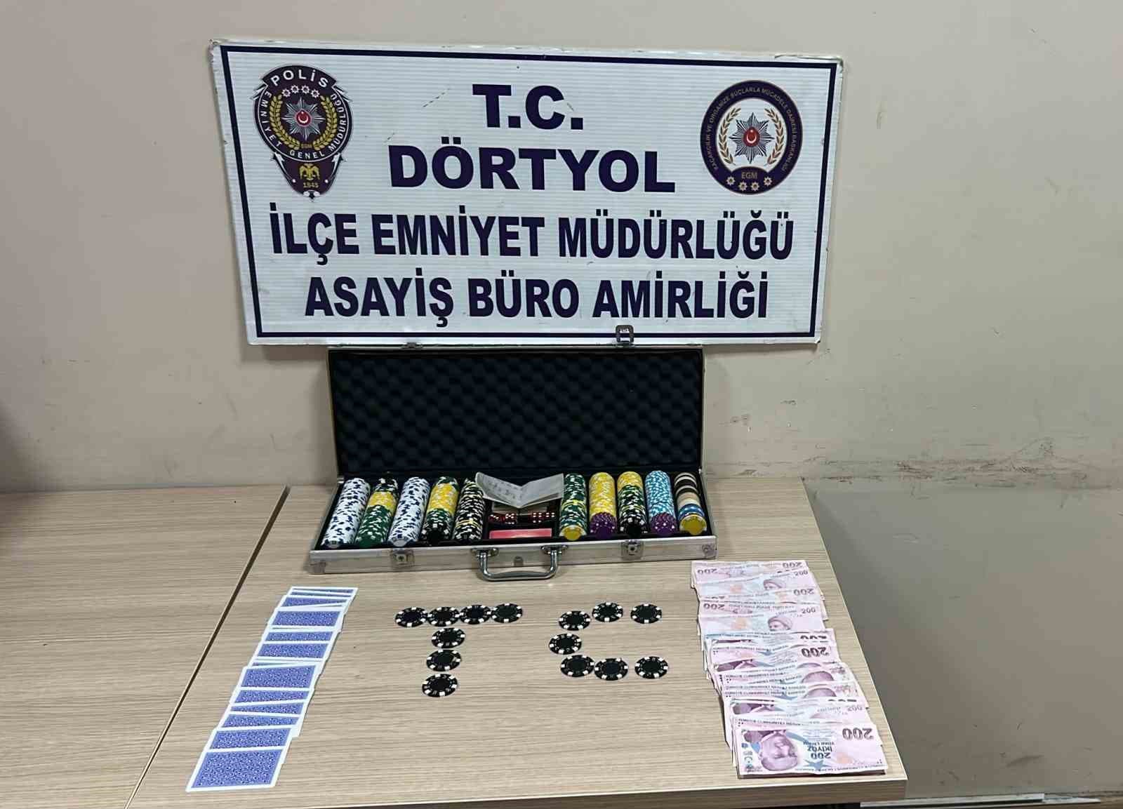 Hatay'da Kumar Operasyonu: 6 Kişiye 69 Bini Aşkın Cezai İşlem