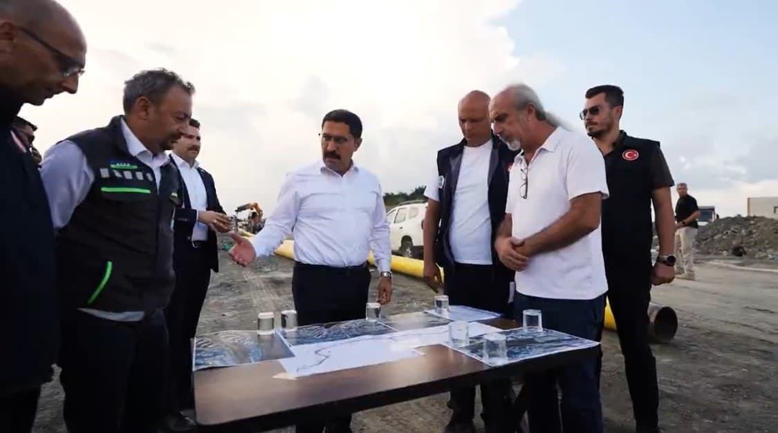 Defne'deki TOKİ Konutları Bölgesinde Yol ve Altyapı Mesaisi Sürüyor