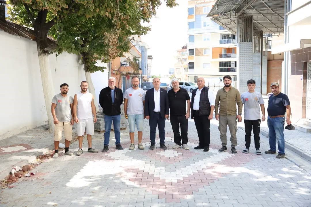 İncirliova'da Ulaşım Yatırımları İstiklal Mahallesi'nde Devam Ediyor