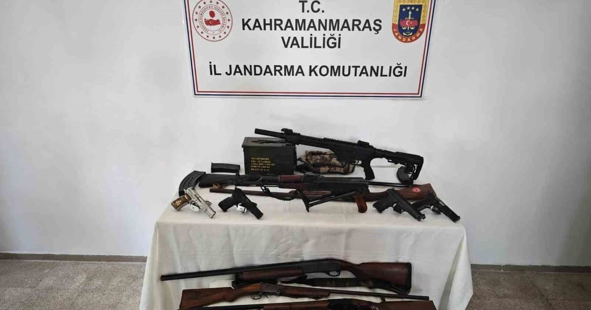 Kahramanmaraş ve Şanlıurfa'da Yasadışı Silah Operasyonu: 3 Tutuklama