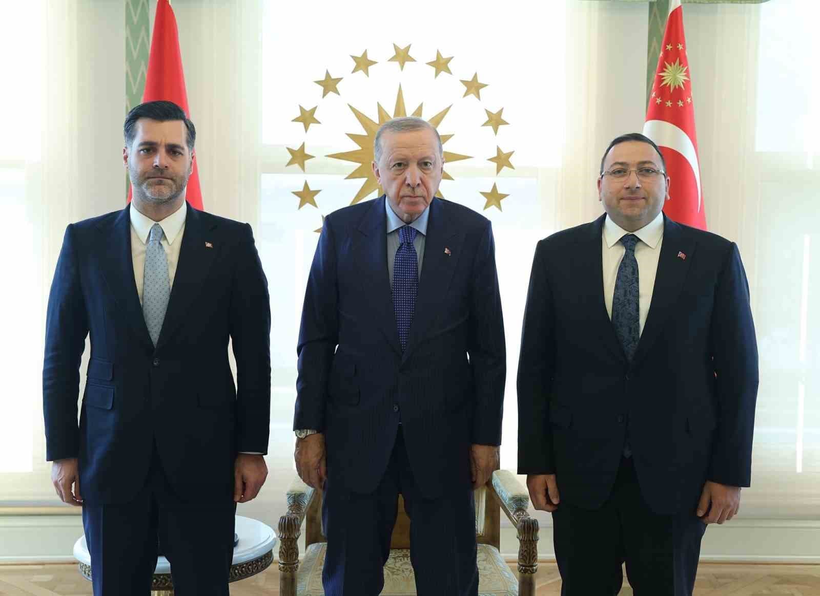 Cumhurbaşkanı Erdoğan, Üsküdar Belediye Başkan Vekili Gültekin’i kabul etti