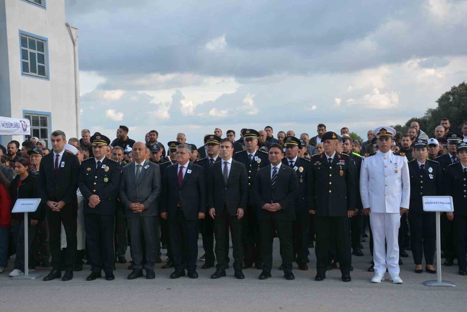 Sinop’ta gazi polis memuru Numan Şen için tören düzenlendi