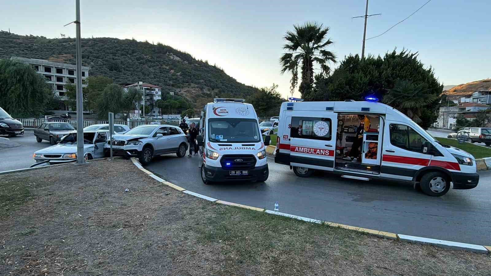 Söke’de trafik kazası: 2 yaralı