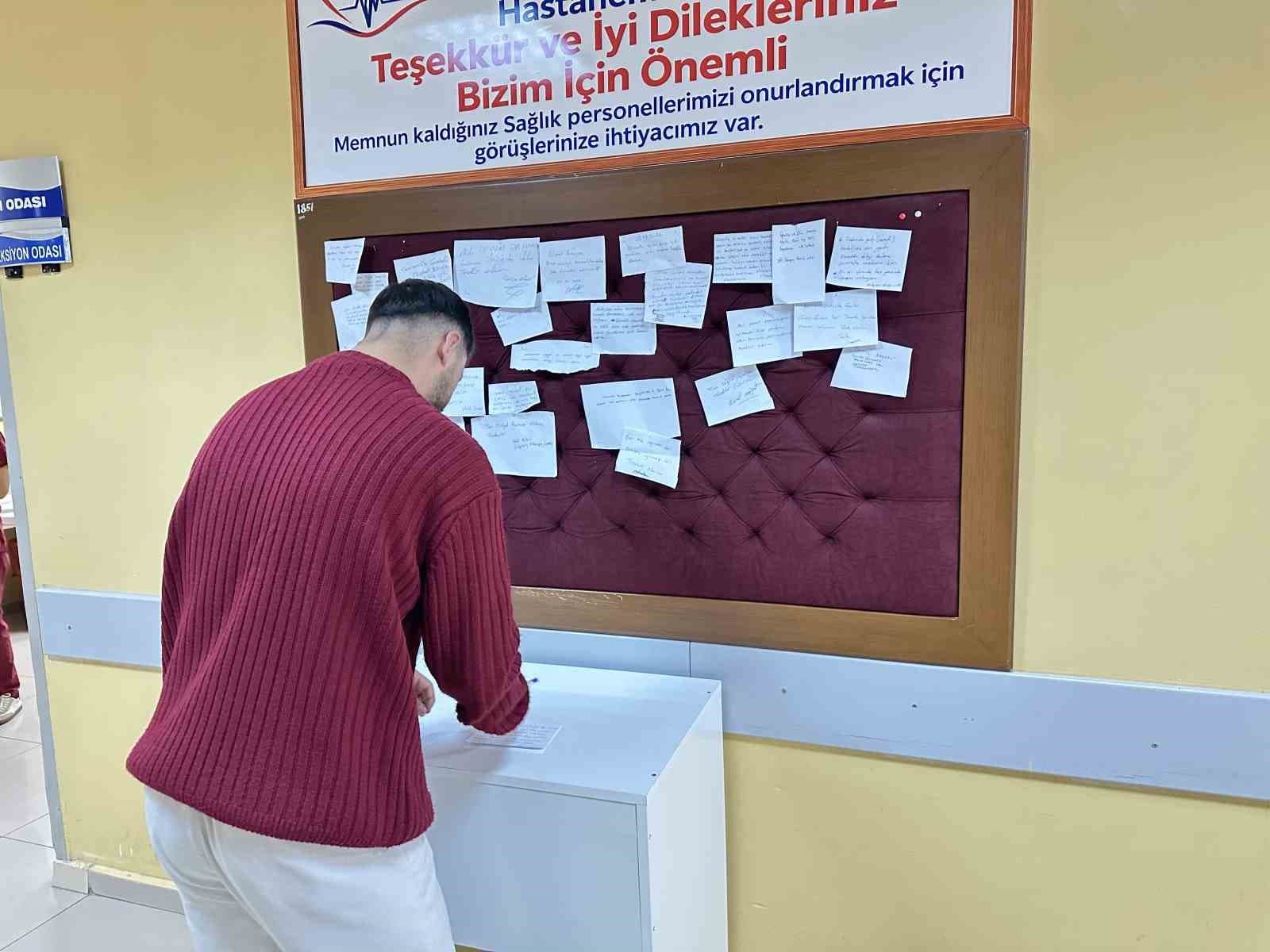 Midyat Devlet Hastanesinde bir ilk: "Teşekkür Köşesi" hizmete girdi