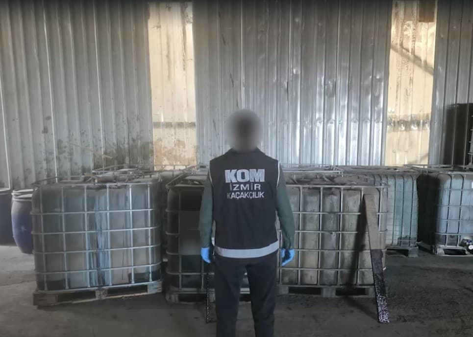 İzmir’de katı atık tesisine kaçak akaryakıt baskını